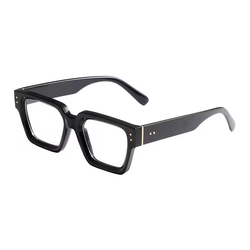Bold Black Frame Fashion Glasses for Men & Women