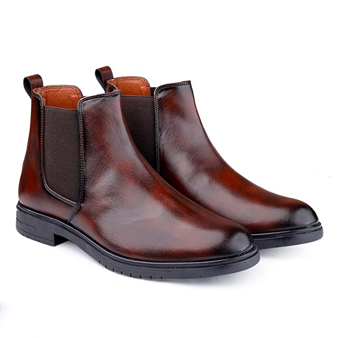 Casual Chelsea and Ankle Slip-On Boot For Men's-JonasParamount