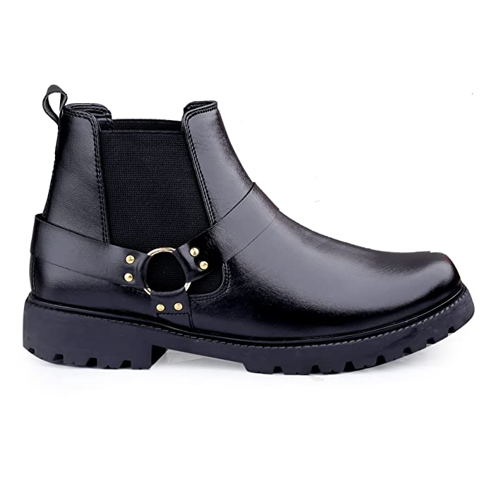 New Arrival Casual Ring Chelsea Slip-On Ankle Boot For Men's-JonasParamount