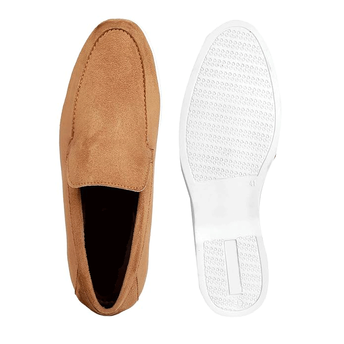 Suede Material Casual Loafer, Moccasin and Slip-On Shoes -JonasParamount