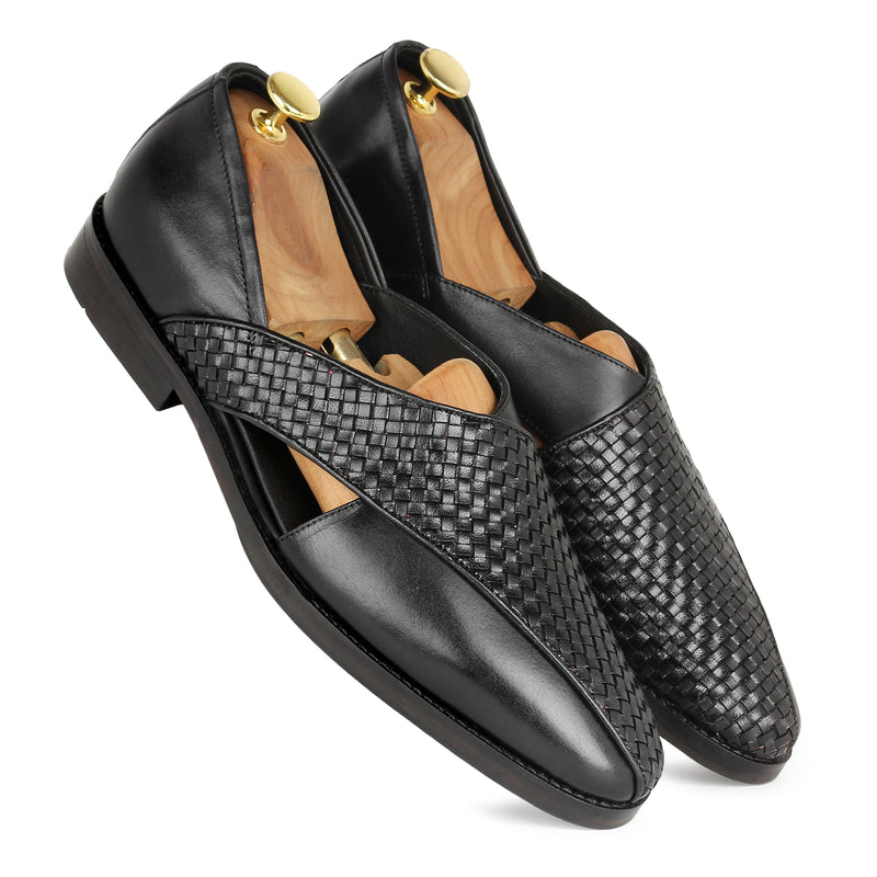 New Fashion Peshawari Suede Loafer Shoes For Party And Casual Wear - JonasParamount