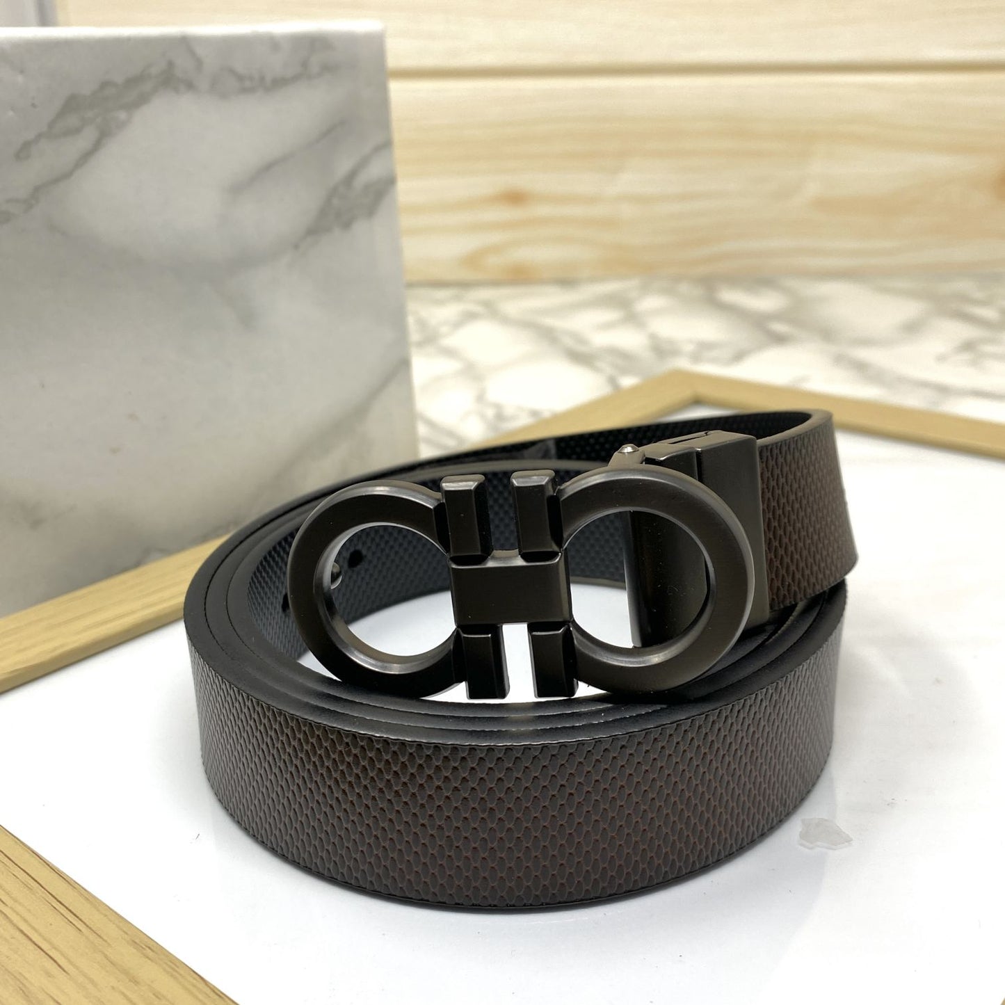 Small Design Formal and Casual Reversible Belt -JonasParamount