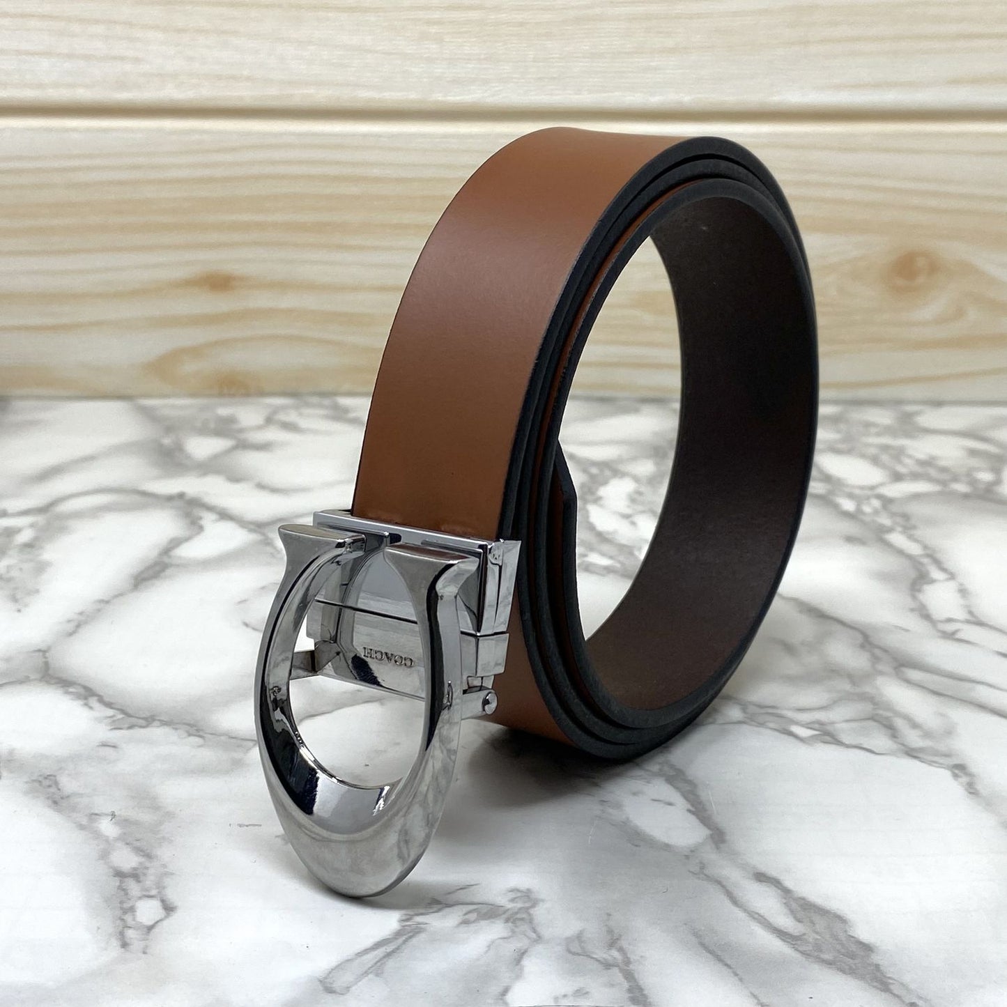 Classy Curve C Design Casual Genuine Leather Belt-Jonasparamount
