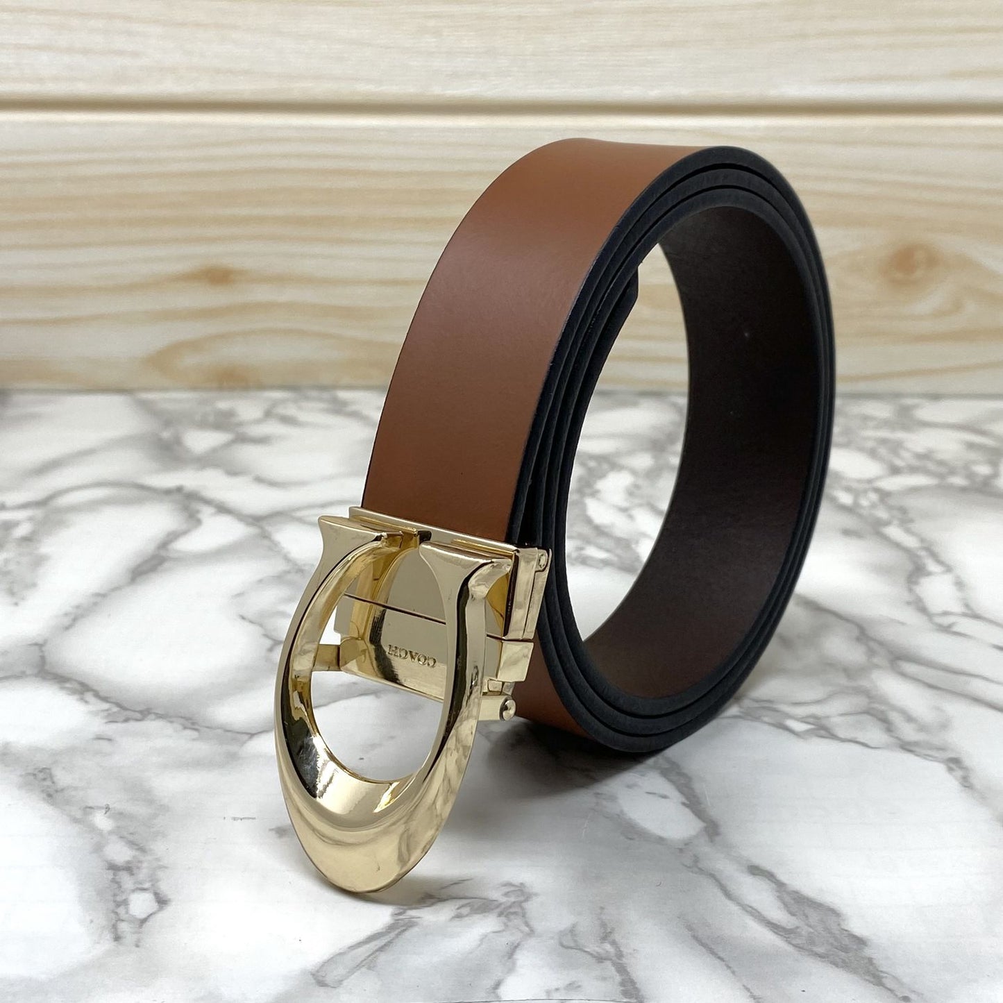 Classy Curve C Design Casual Genuine Leather Belt-Jonasparamount