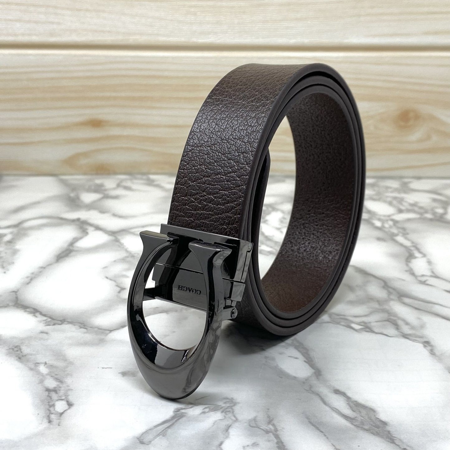 Classy Curve C Design Casual Genuine Leather Belt-Jonasparamount