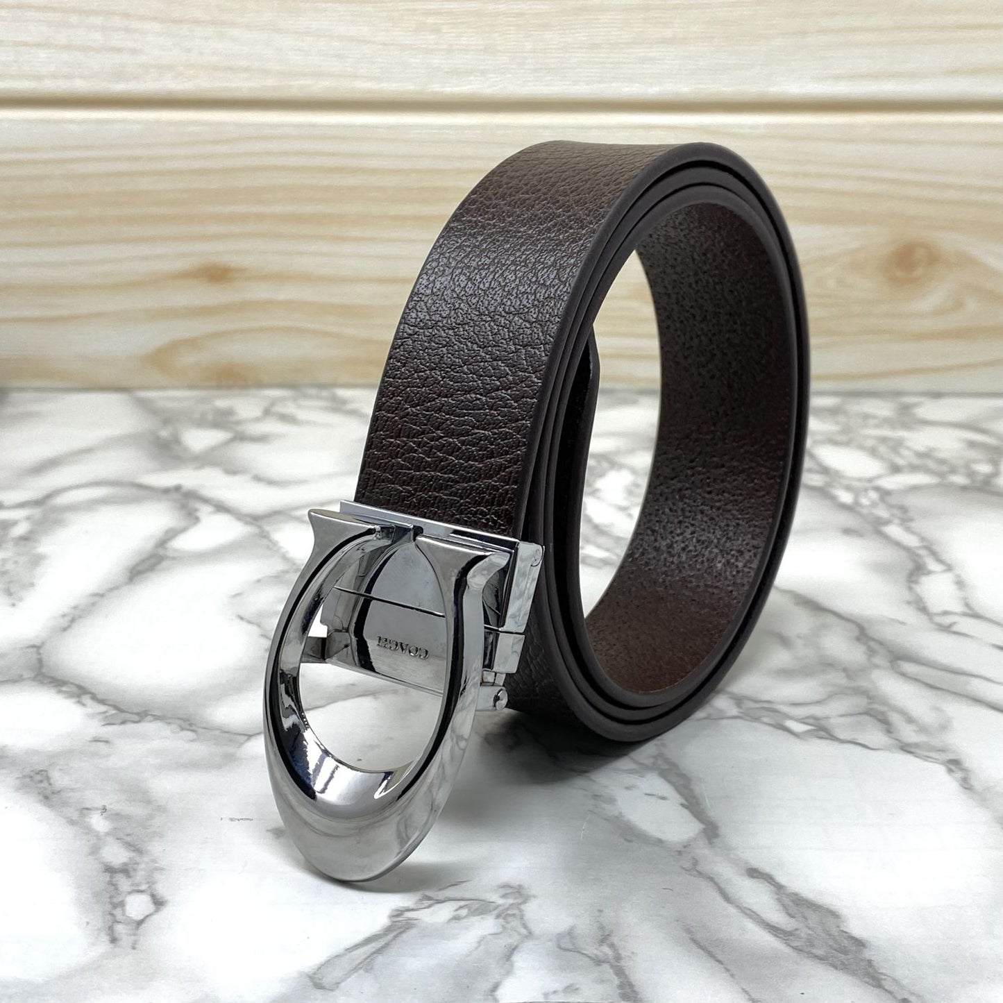 Classy Curve C Design Casual Genuine Leather Belt-Jonasparamount