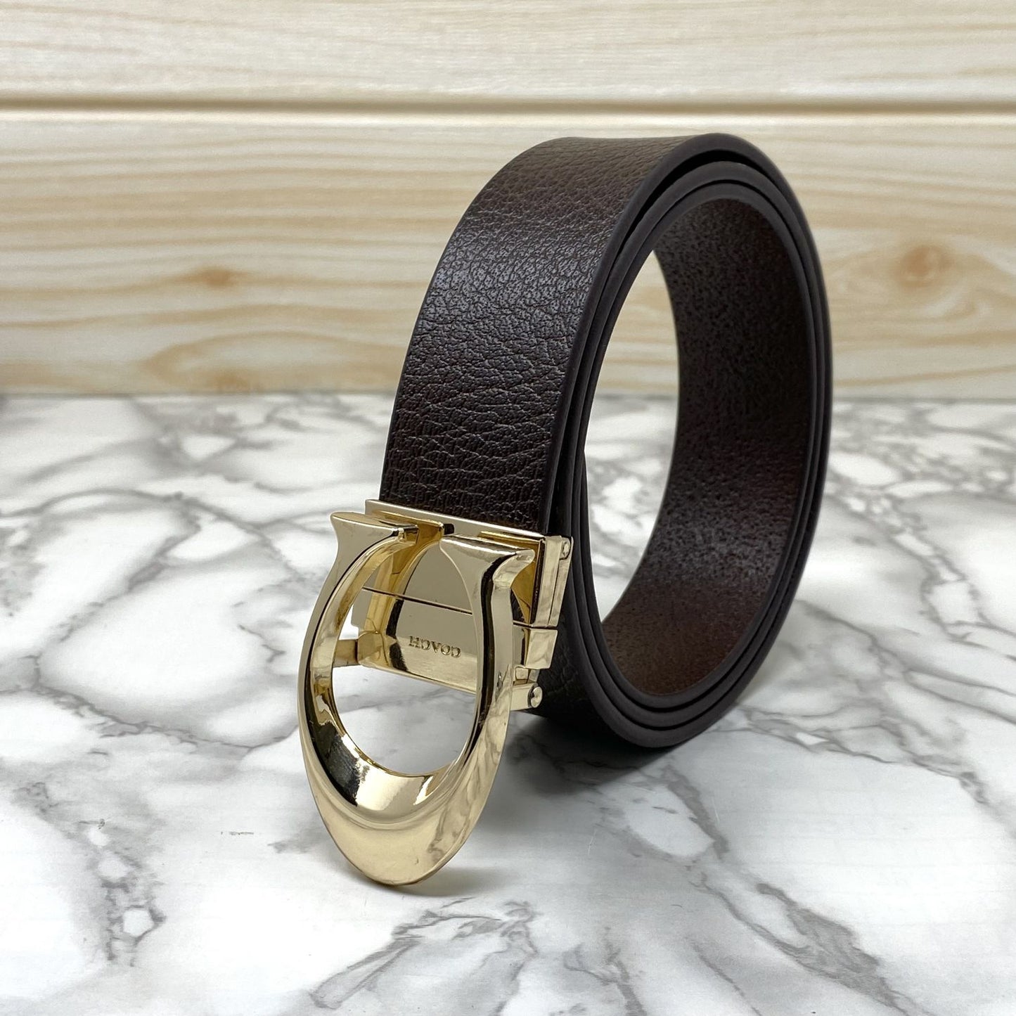 Classy Curve C Design Casual Genuine Leather Belt-Jonasparamount
