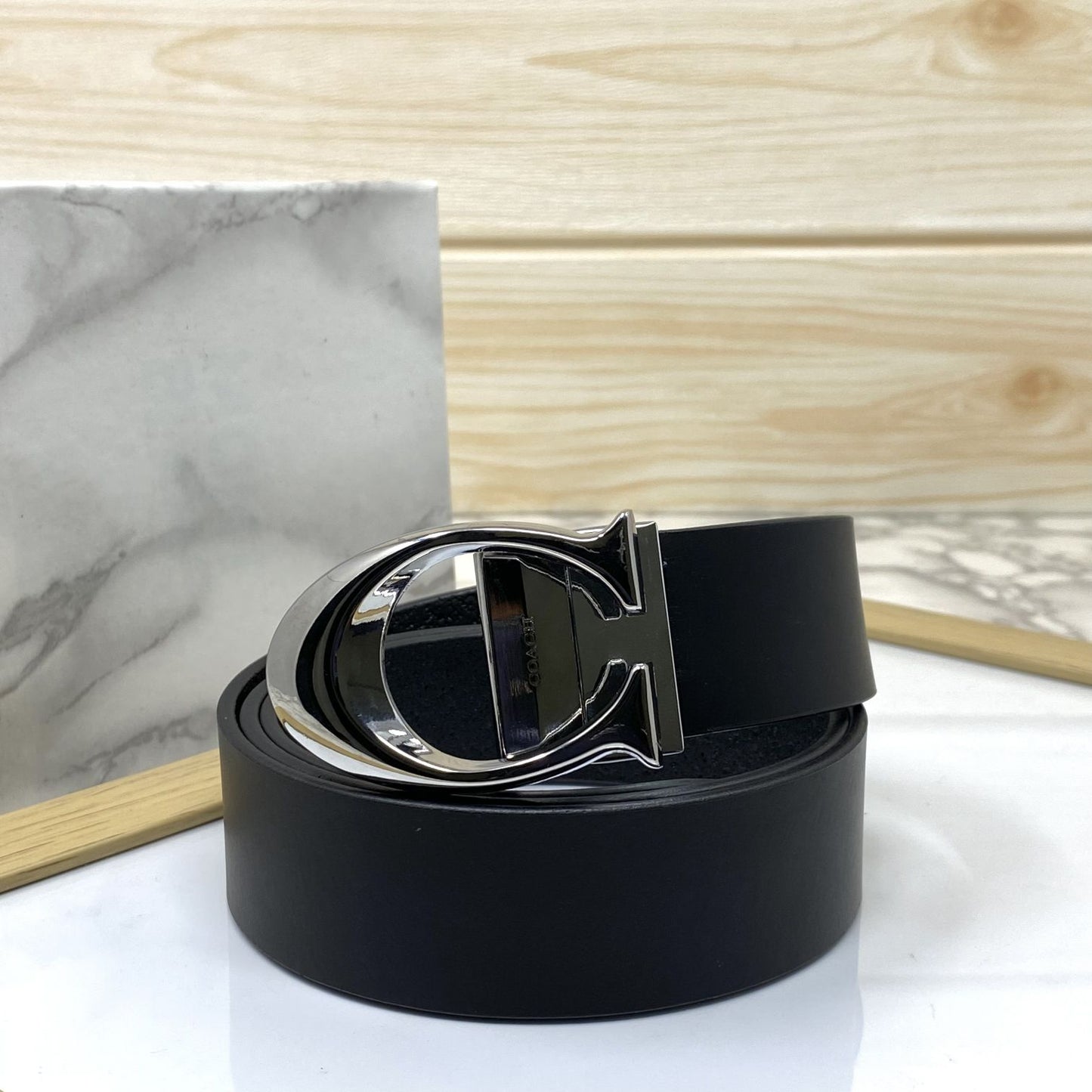 Classy Curve C Design Casual Genuine Leather Belt-Jonasparamount