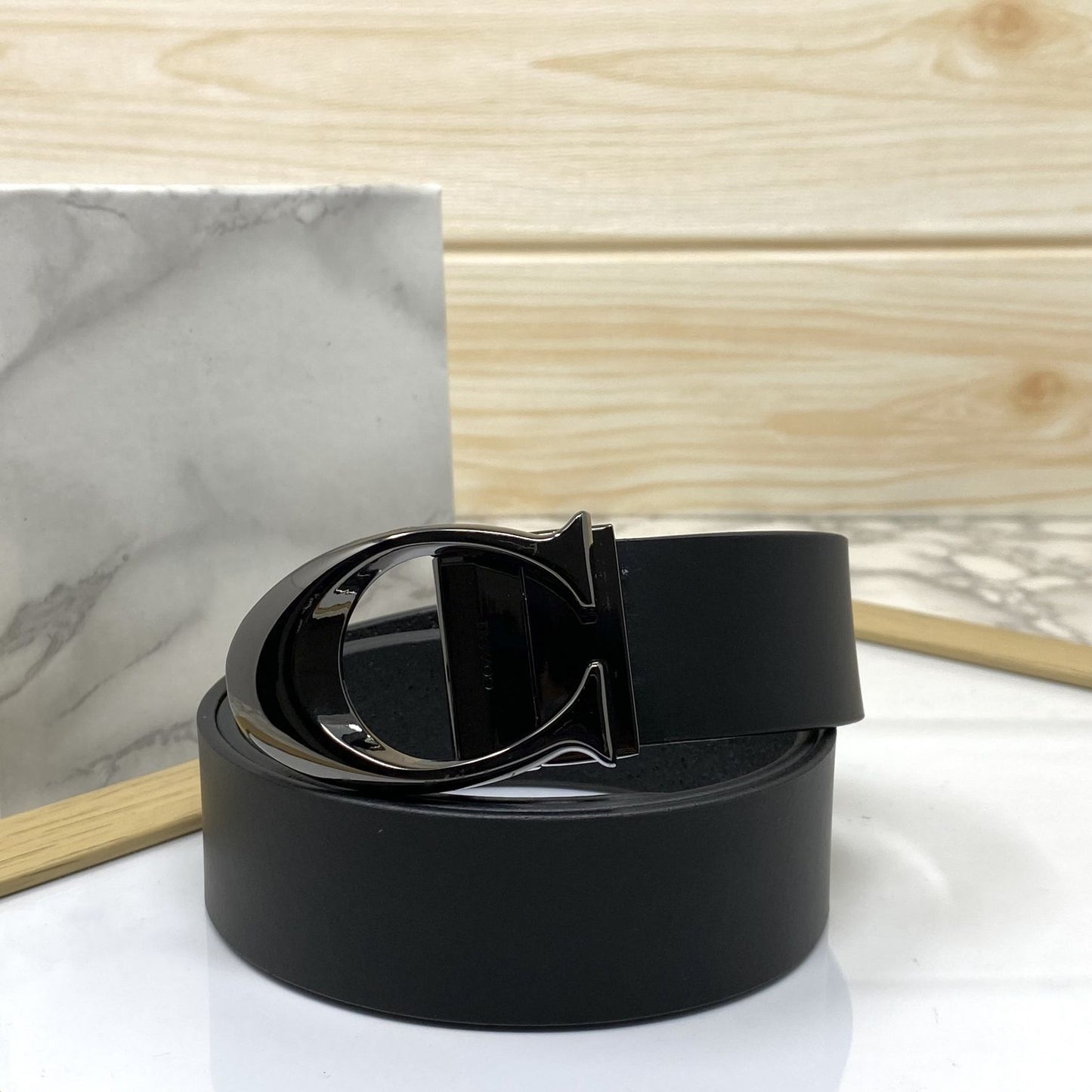 Classy Curve C Design Casual Genuine Leather Belt-Jonasparamount