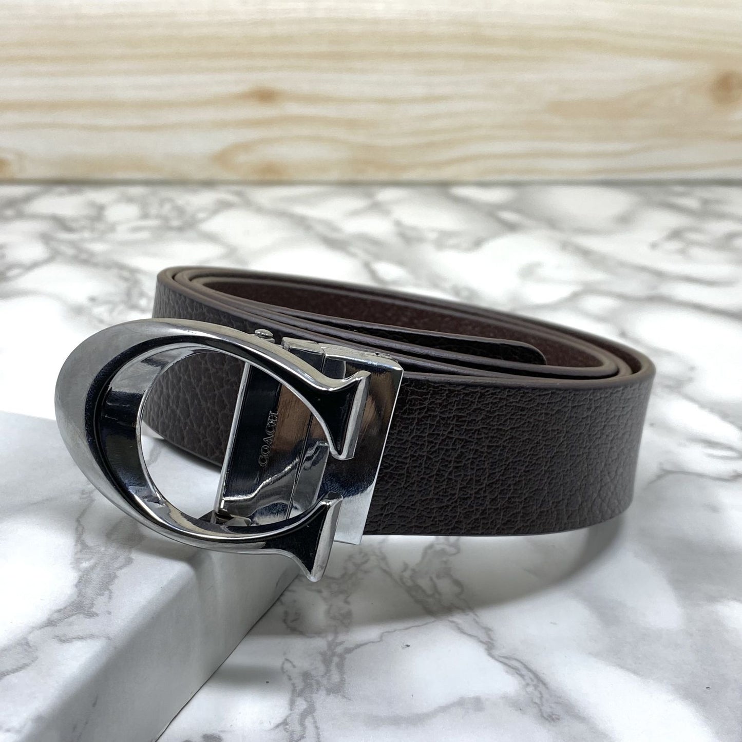 Classy Curve C Design Casual Genuine Leather Belt-Jonasparamount