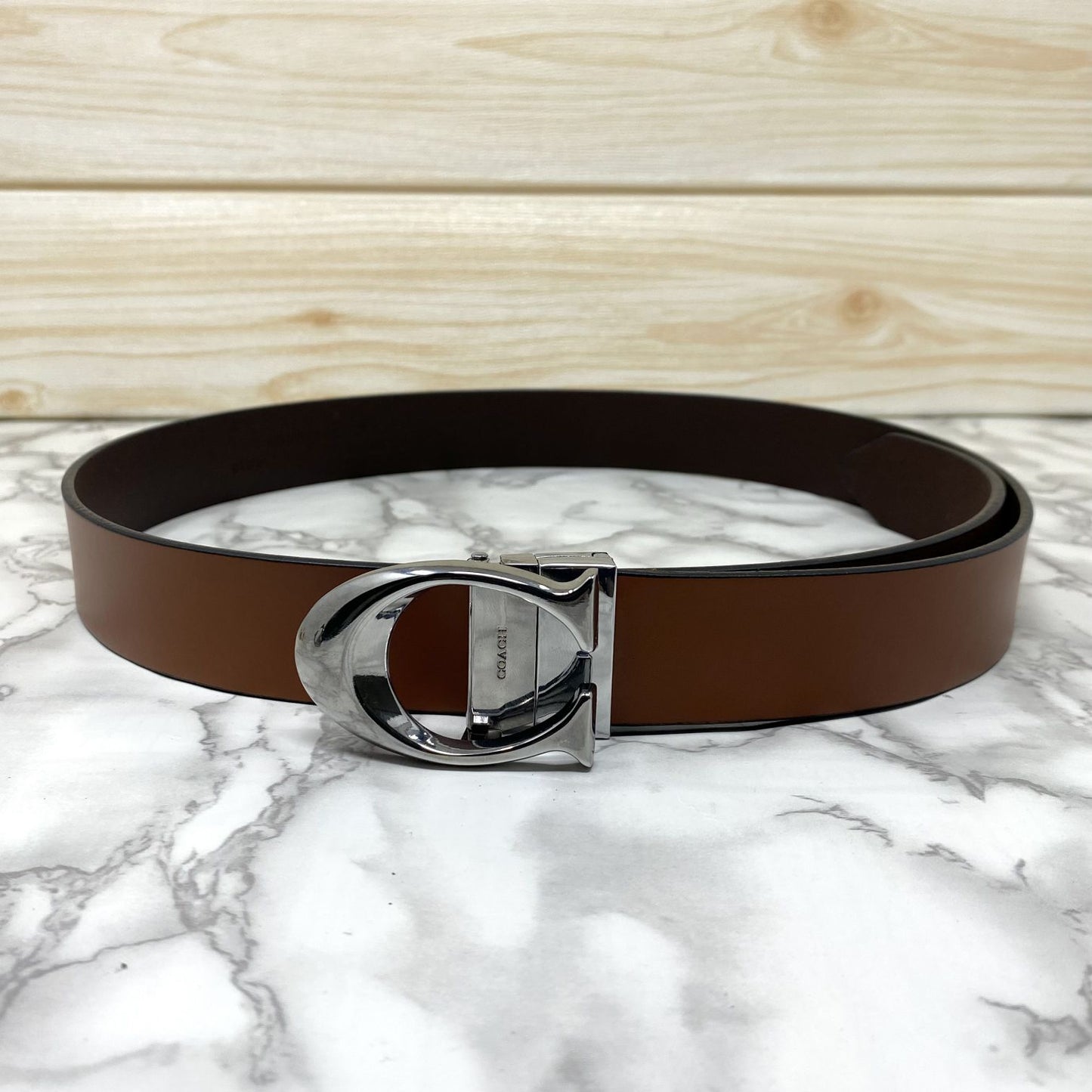 Classy Curve C Design Casual Genuine Leather Belt-Jonasparamount