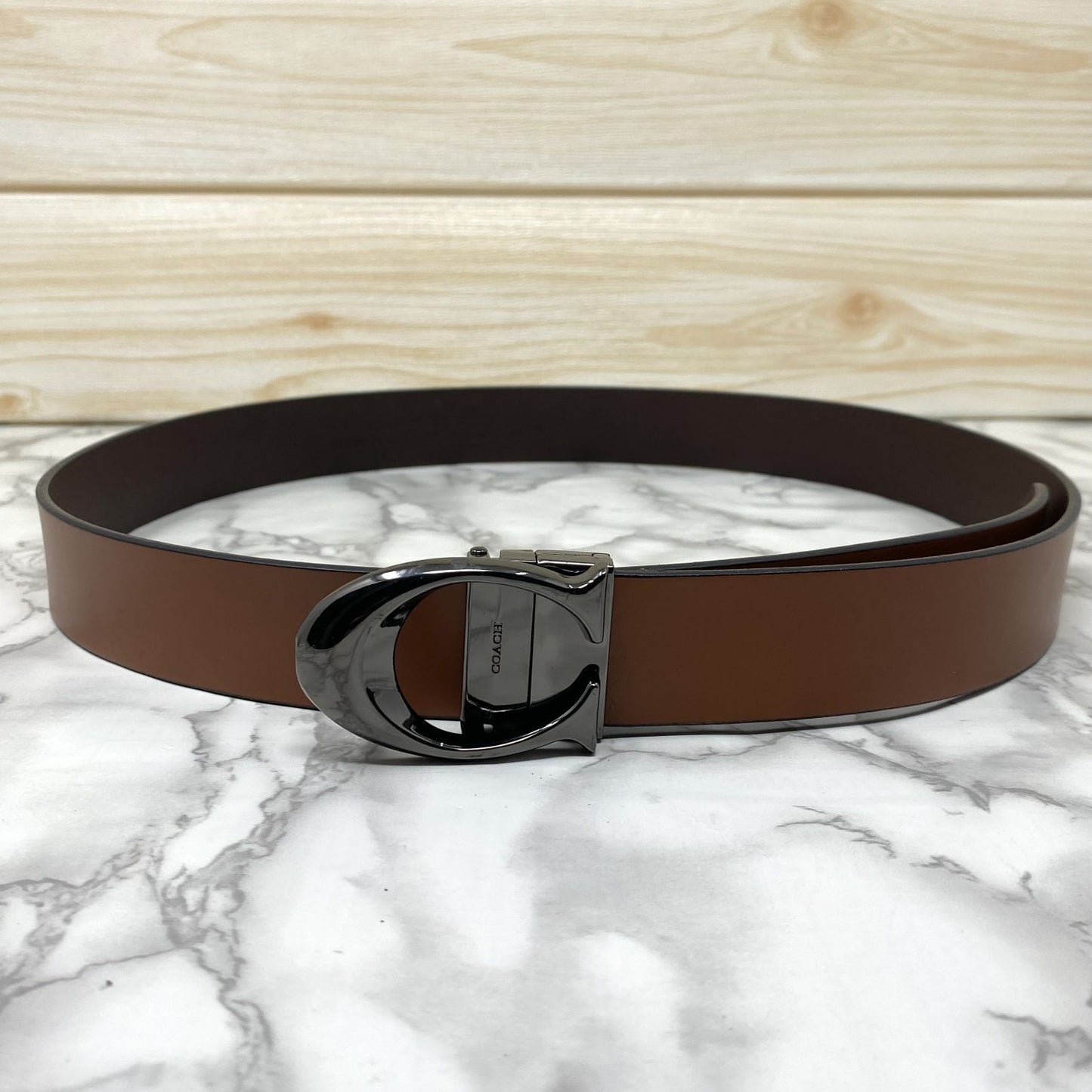 Classy Curve C Design Casual Genuine Leather Belt-Jonasparamount