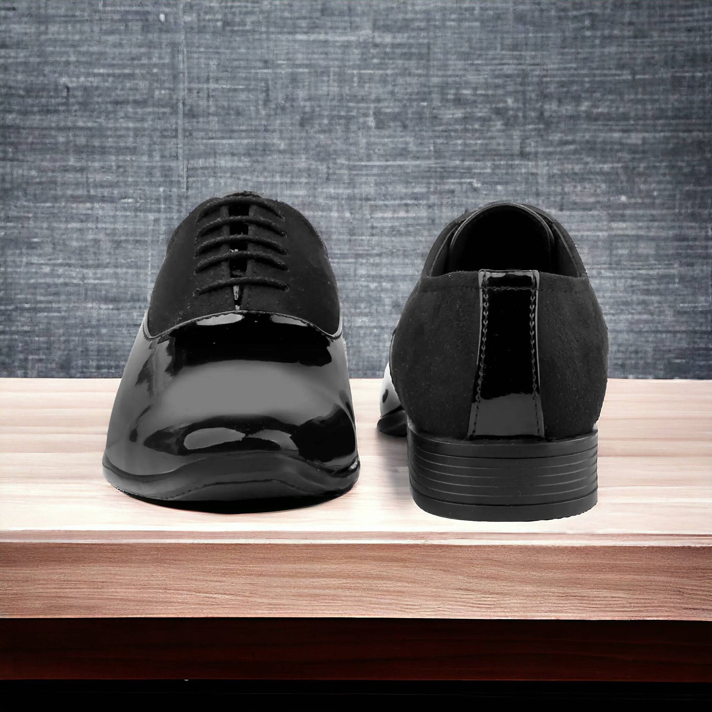 Formal Lace Up Suede Shoes With TPR Sole - JonasParamount