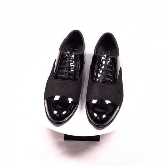 New Trendy Elegant And Classy Shiny Formal Suede Shoes For Men-JonasParamount