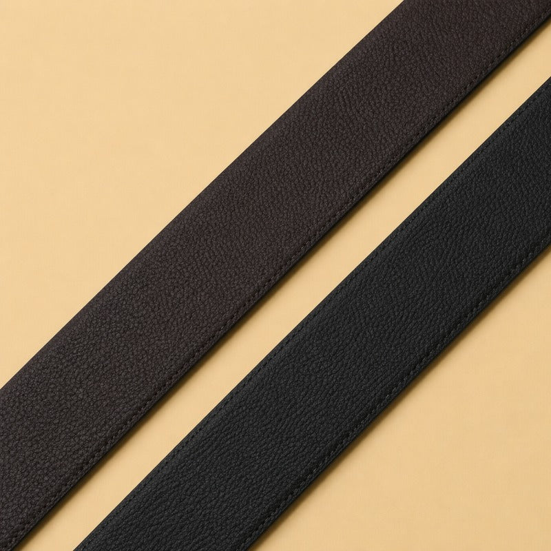 Black Urban Edge Reversible Belt for Men