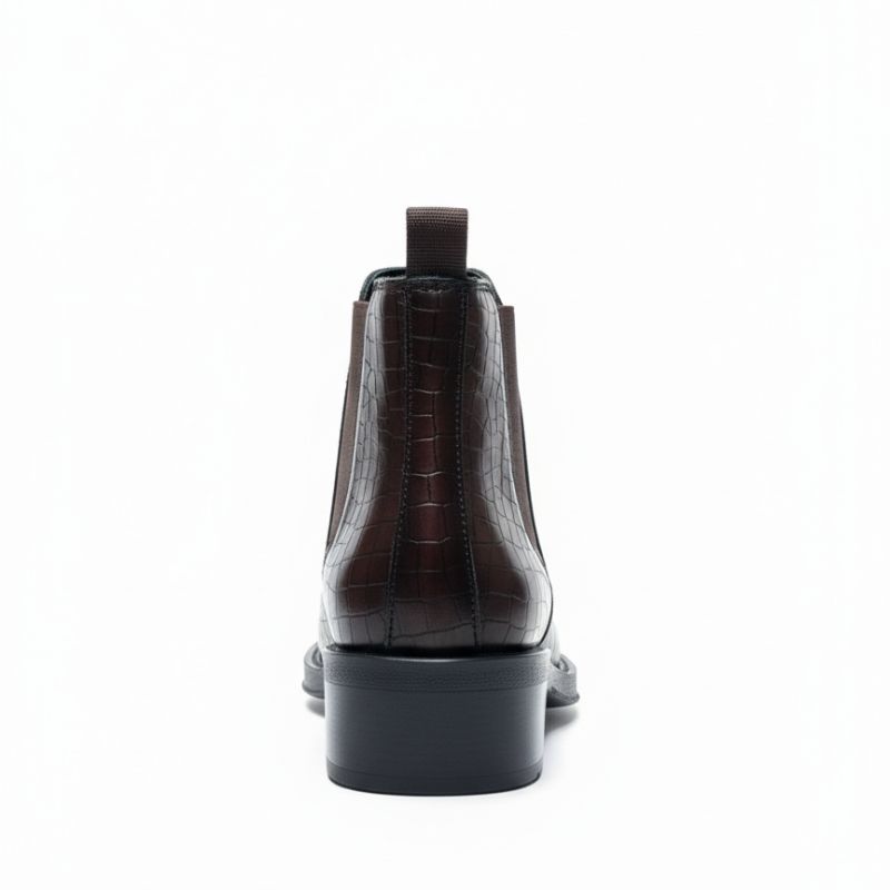 JonasParamount CROCO Chelsea Boots – Stylish Faux Leather & Reliable Sole