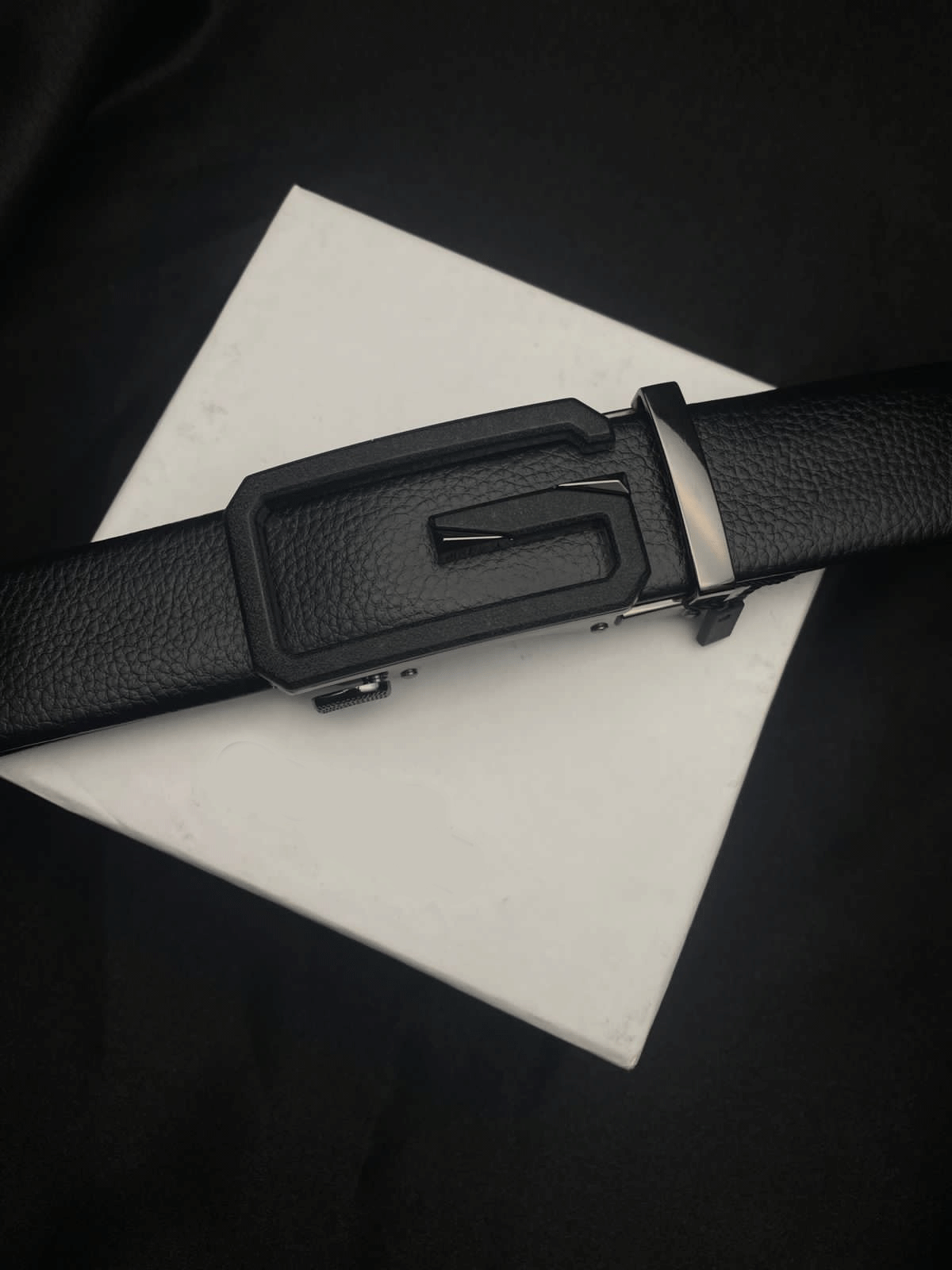 Luxury Brand Fashion Automatic Buckle Ratchet Dress Belt For Men-JonasParamount