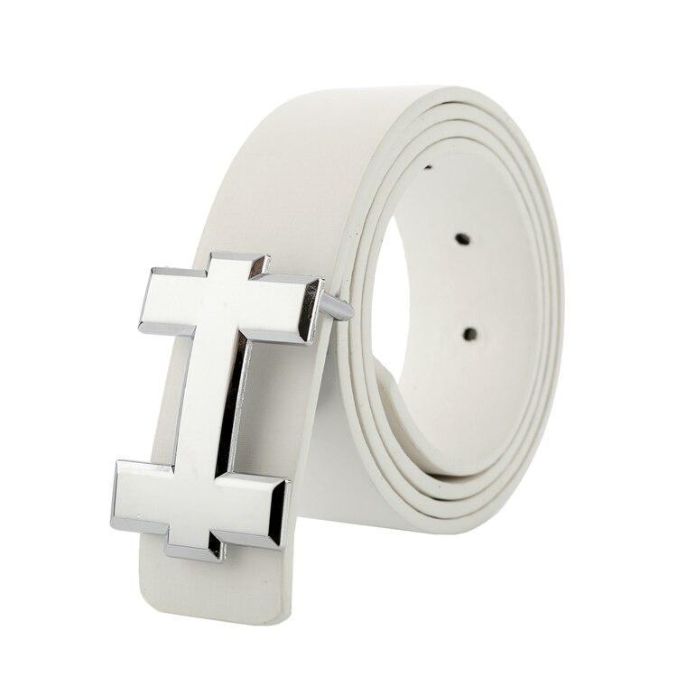 Trendy Square H Pattern Belt For Men-JonasParamount
