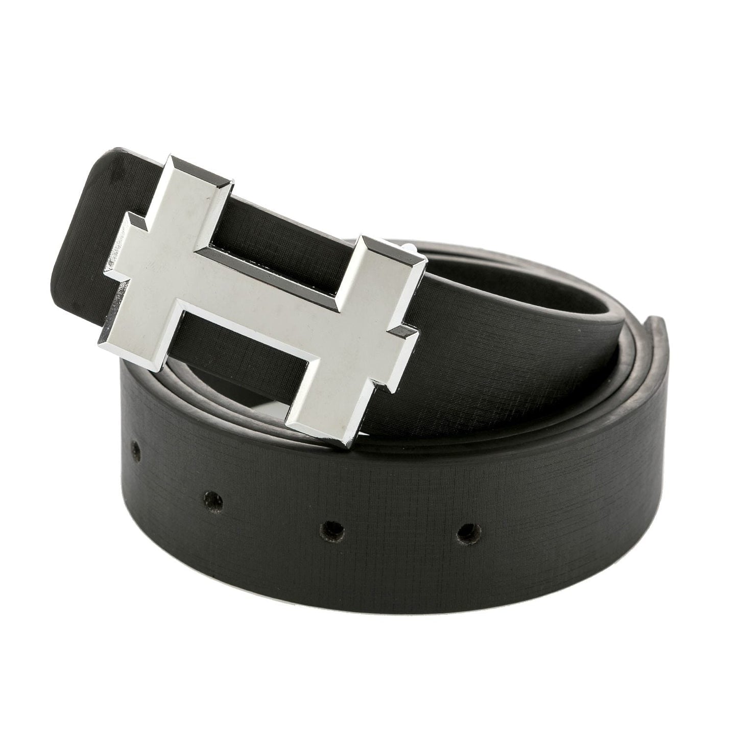 Trendy Square H Pattern Belt For Men-JonasParamount