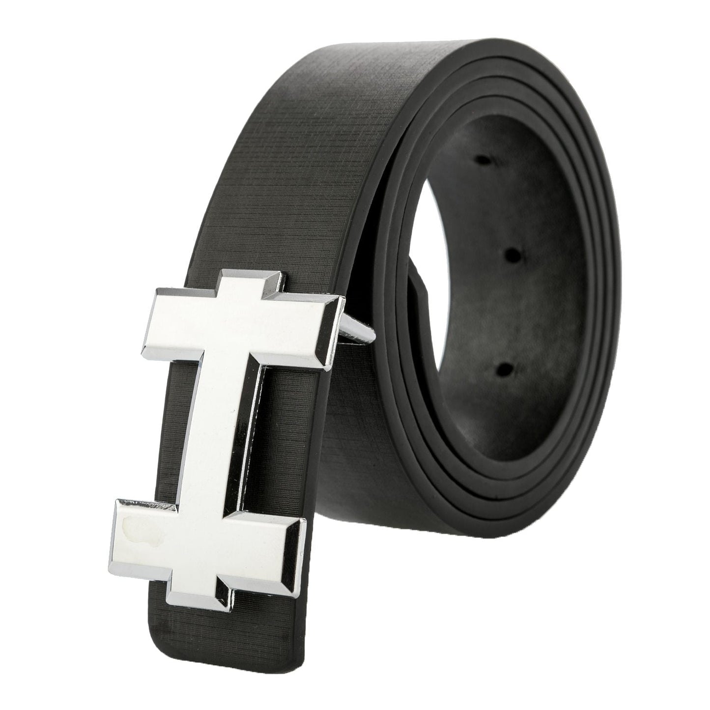 Trendy Square H Pattern Belt For Men-JonasParamount