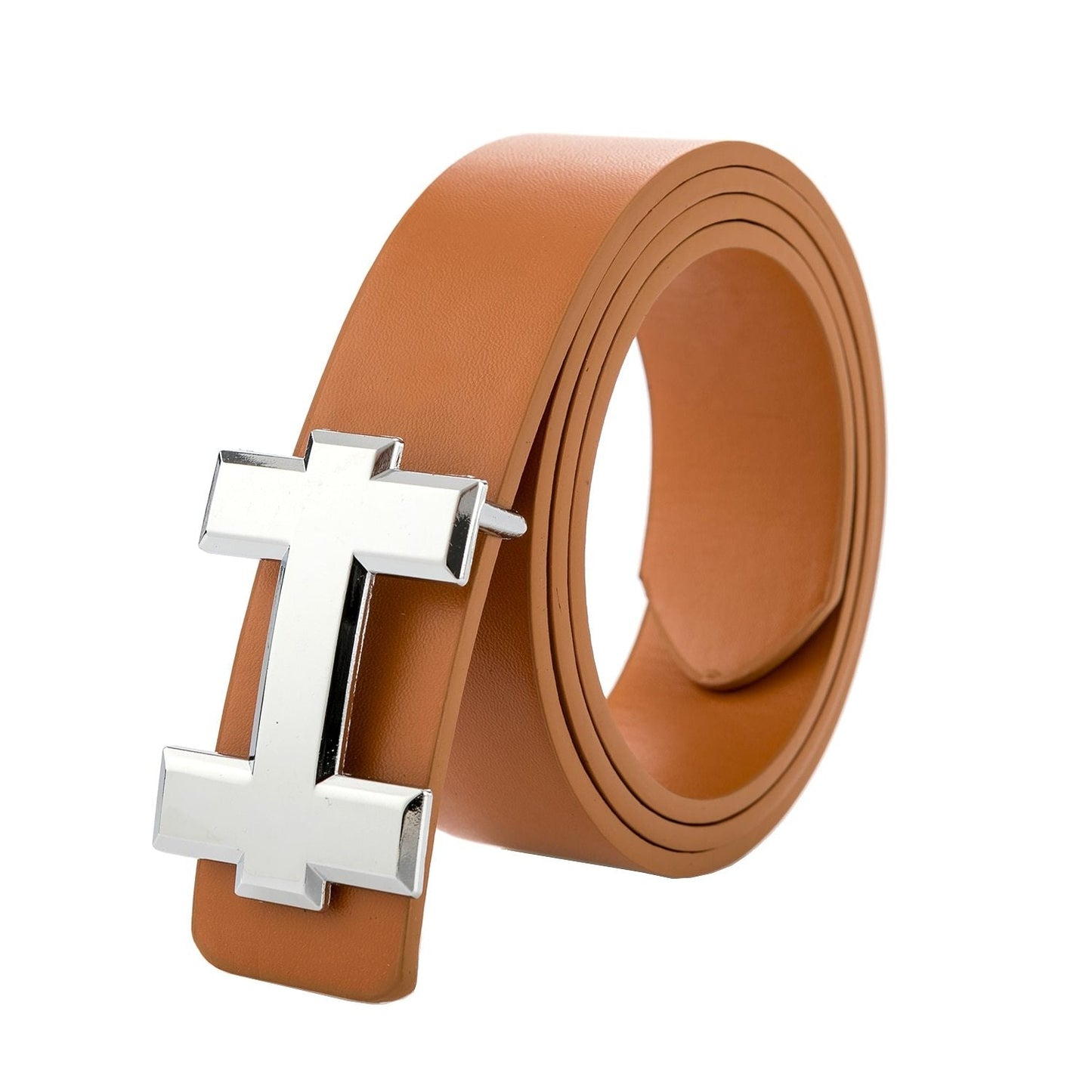 Trendy Square H Pattern Belt For Men-JonasParamount