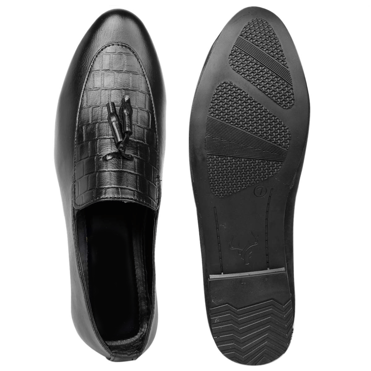 Basic Design Casual Pu Leather Tassel Loafer & Moccasins Shoes For Men's-JonasParamount
