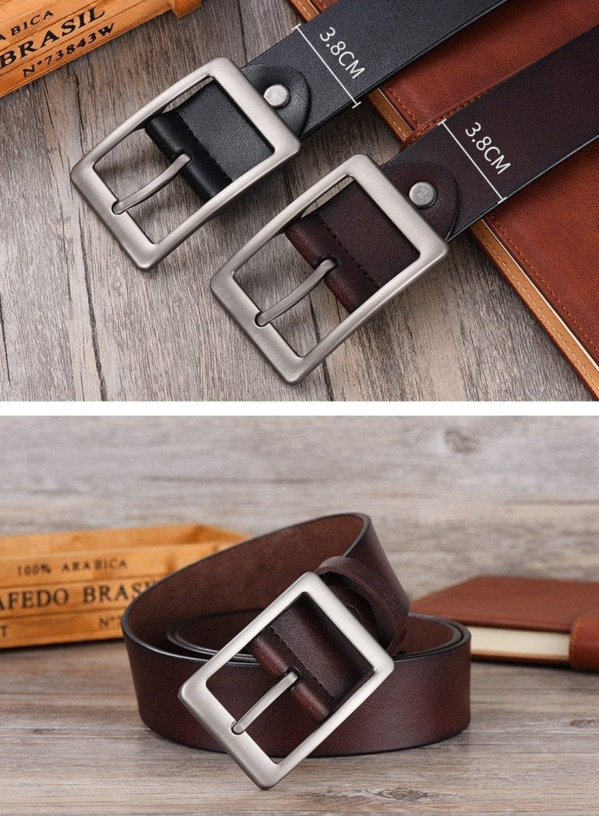Stylish High Quality Genuine Leather Luxury Belt For Men-JonasParamount