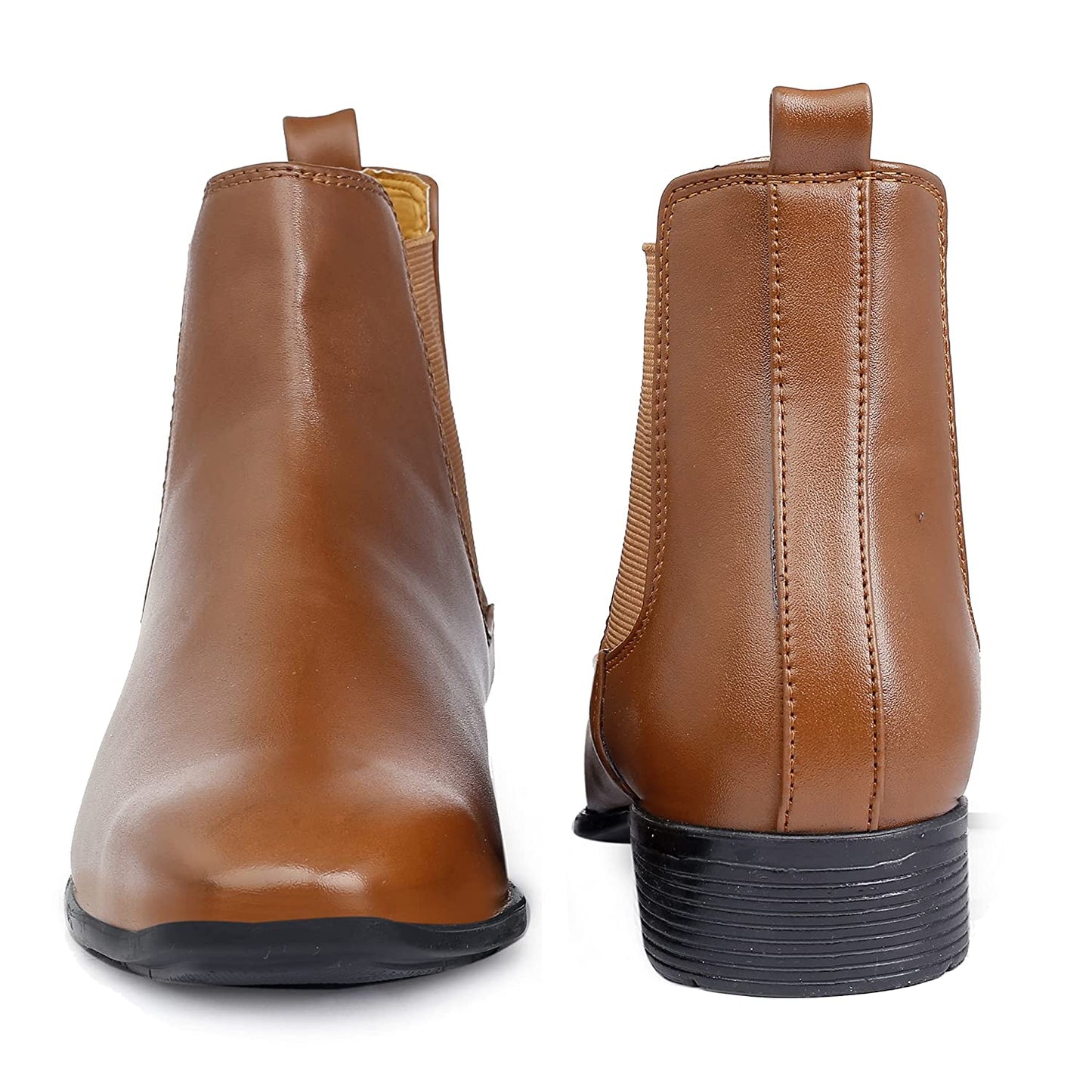 Classy New Arrival Latest Tan Casual Chelsea Boots For Men-JonasParamount