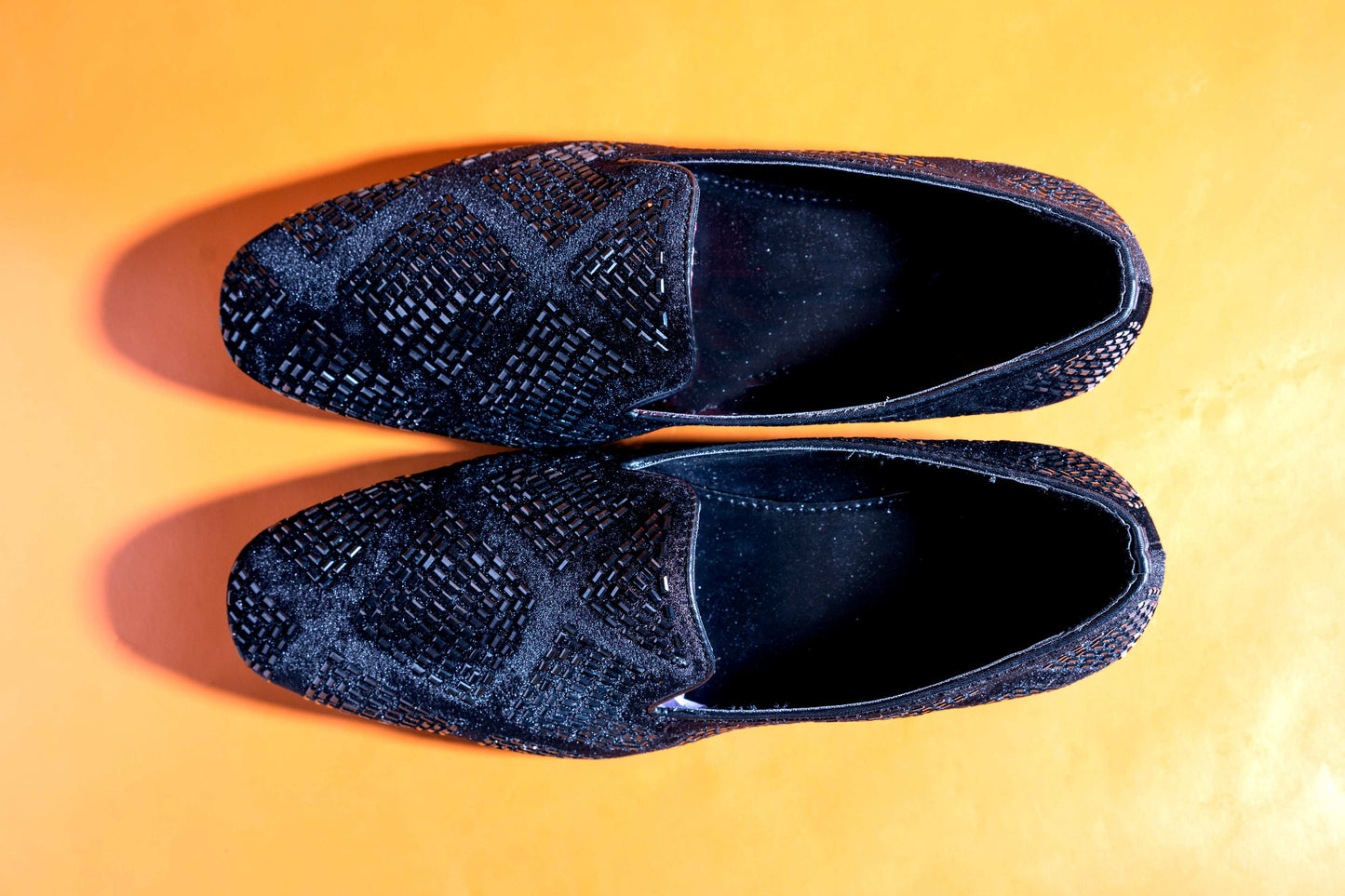 Stylish Black Studded Moccasins Men's Fashion Wedding Rivet Leather High Quality Slip On Flat Loafer-Jonas Paramount