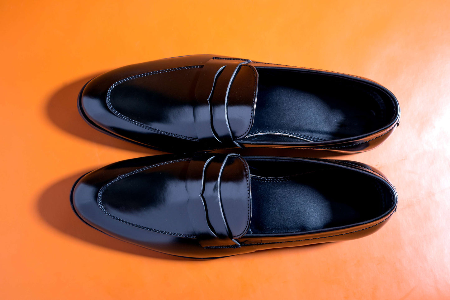 Stylish Men Suede Shoes Fashion Pointed Business And Partywear Leather Slip On Loafer Black-JonasParamount