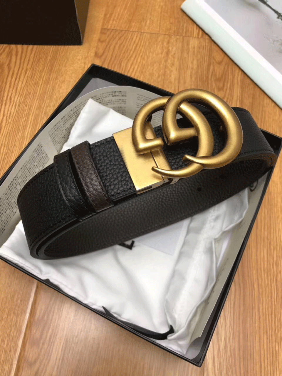 G Letter Designer buckle High Quality Leather Belt For Men-JonasParamount