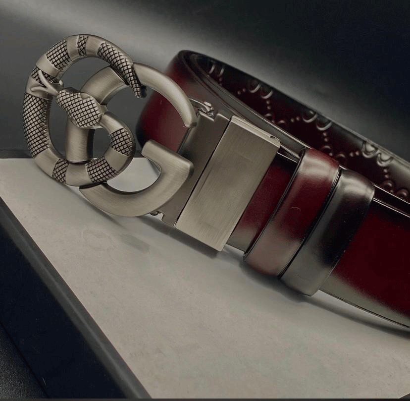 Fashion Alloy Genuine Leather Constellation Avatar Buckle Belt-JonasParamount