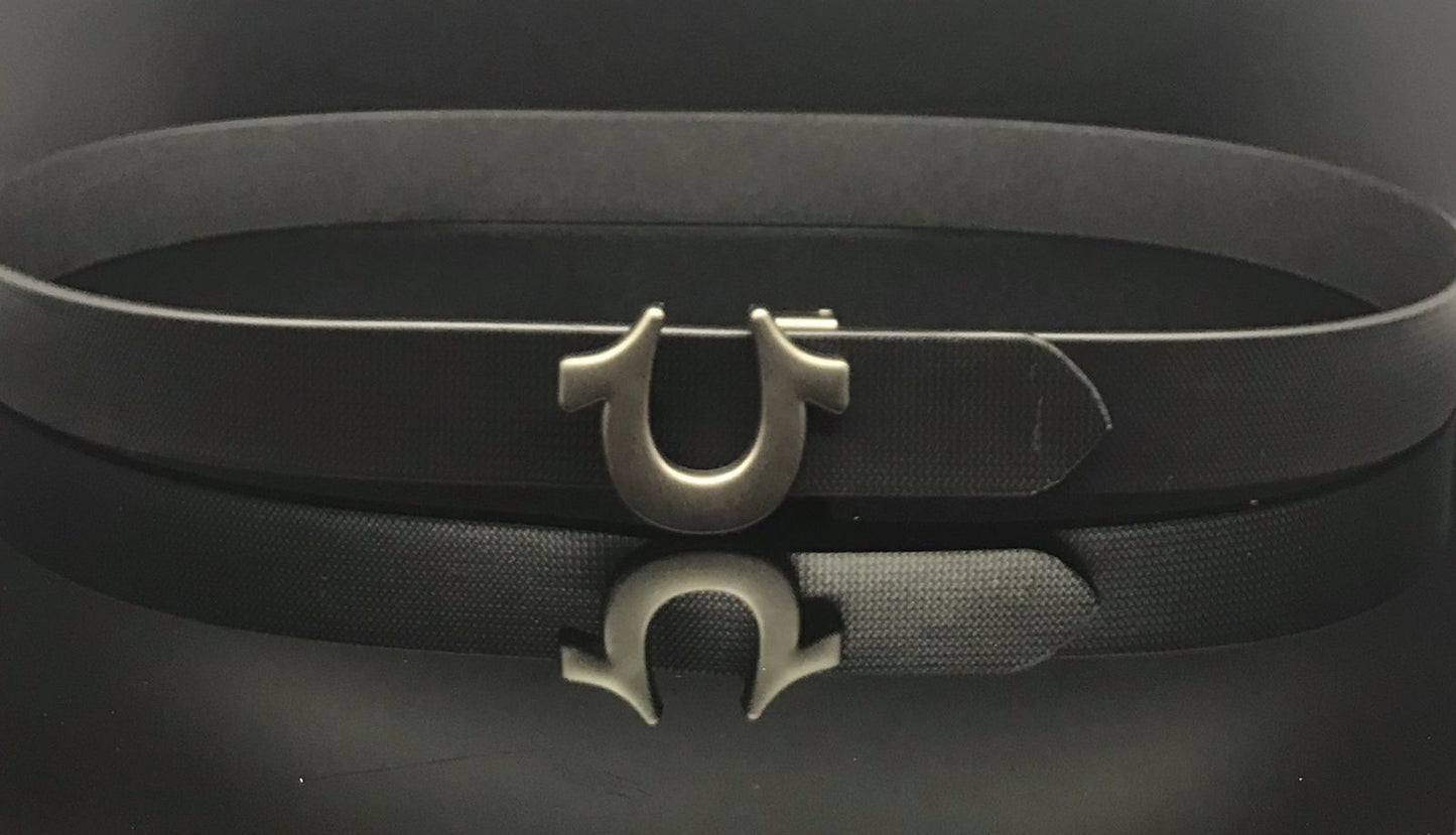 Stylish Horses Hoe Buckle With Leather Strap Belt For Men-JonasParamount
