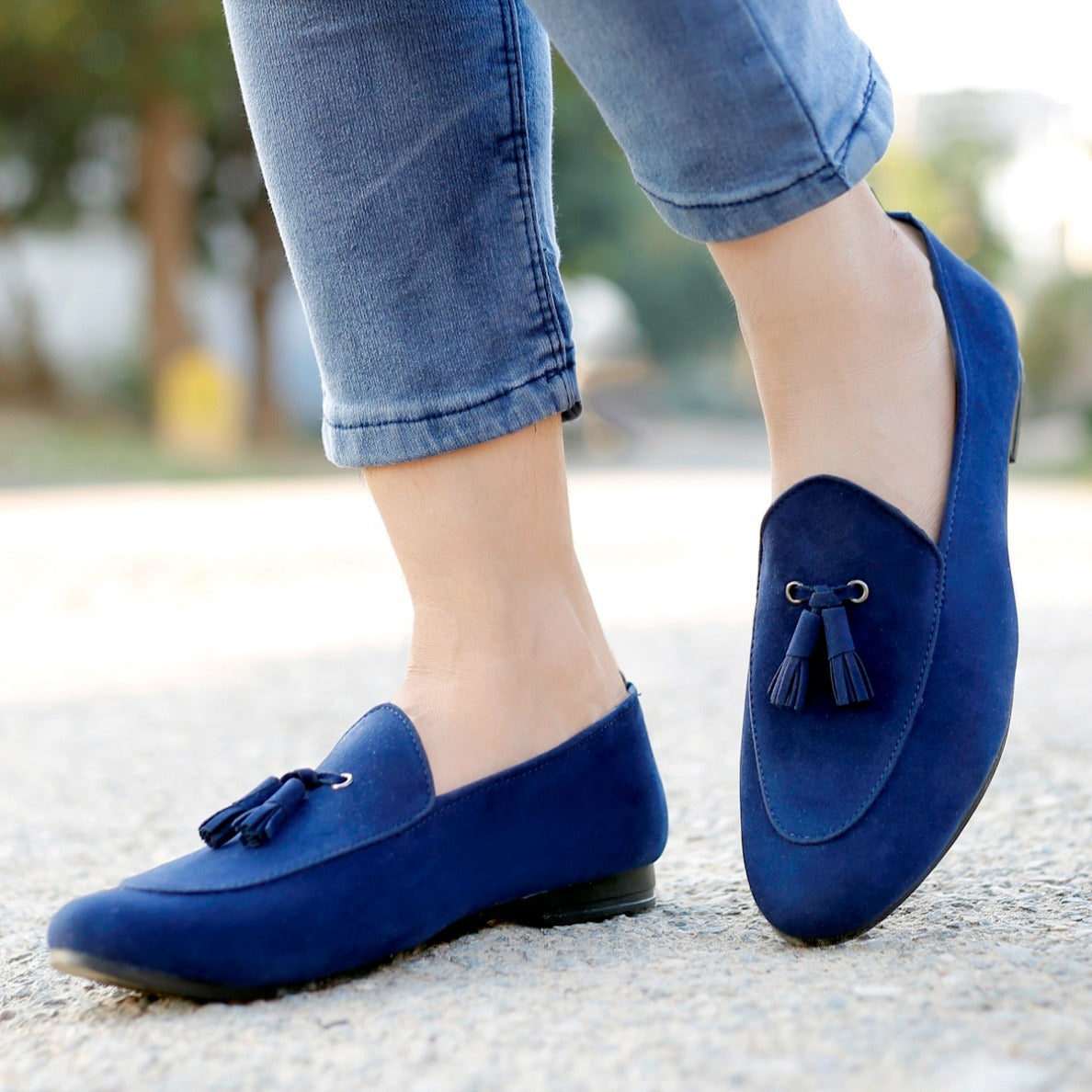 Basic Pattern Classic Casual Suede Material Loafer & Moccasins Shoe For Men-JonasParamount