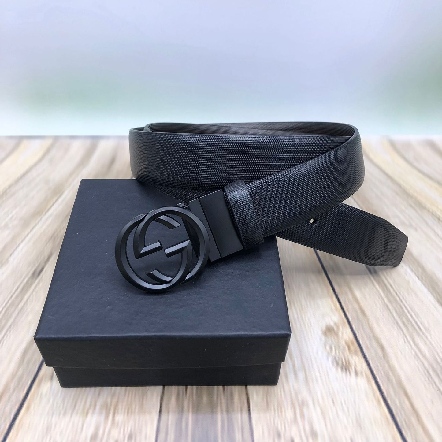 Luxury Designer Belt With GG Pattern For Men's-JonasParamount