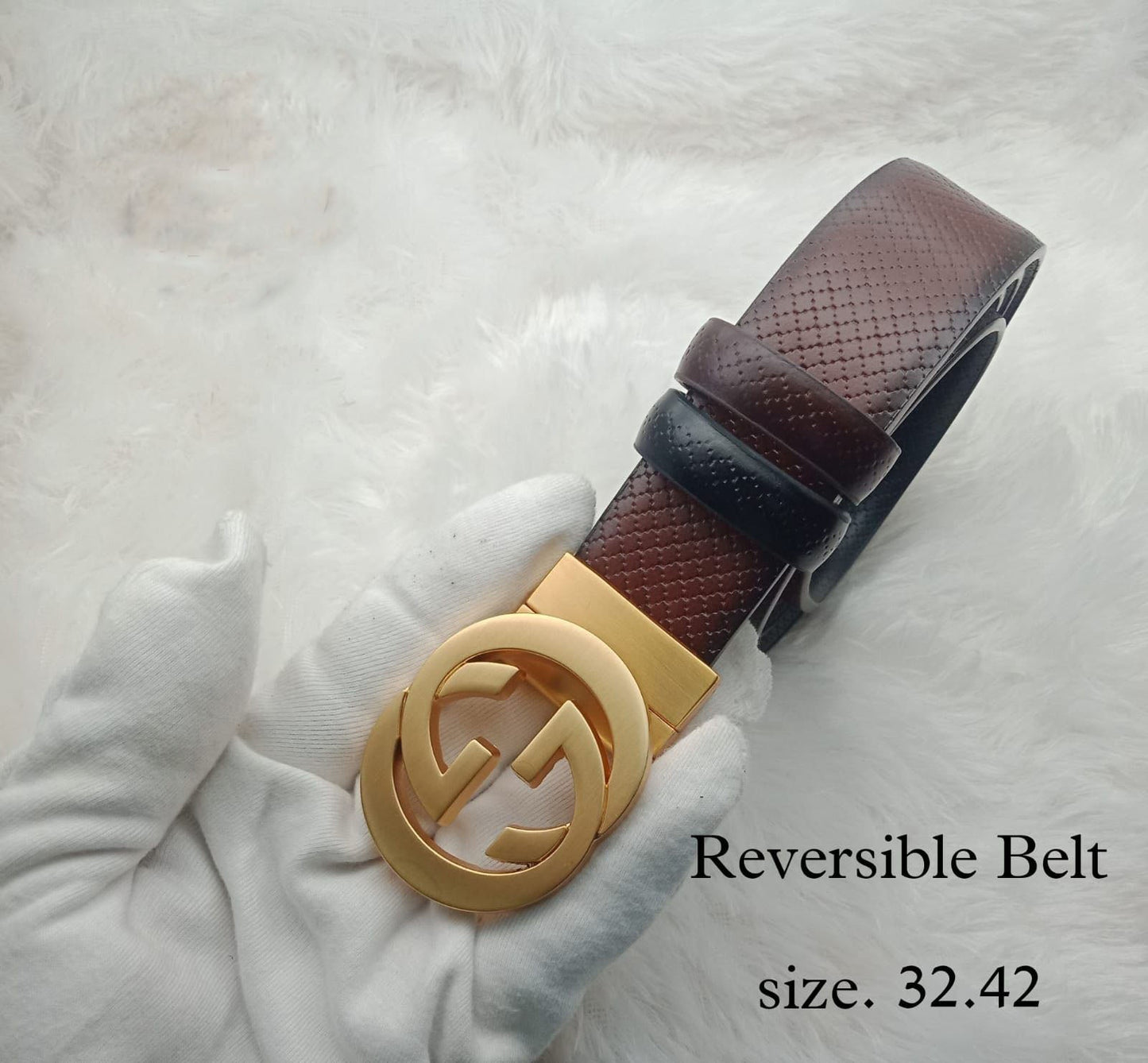 Classy Designer buckle High Quality GG Letter Reversible Belt For Men-JonasParamount