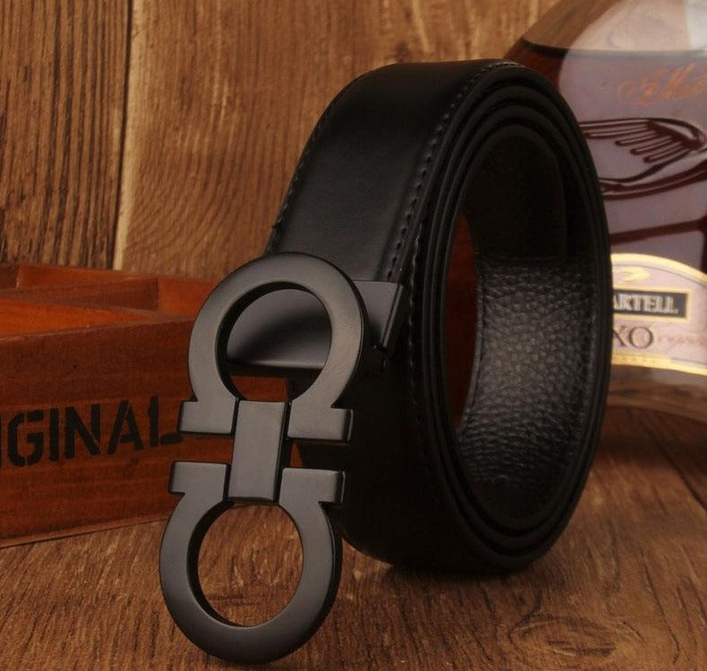Smooth Luxury Design Top Fashionable Leather Belt For Men-JonasParamount