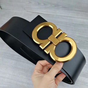 Fashion Casual Metal Buckle Business Leather Belt For Man -JonasParamount