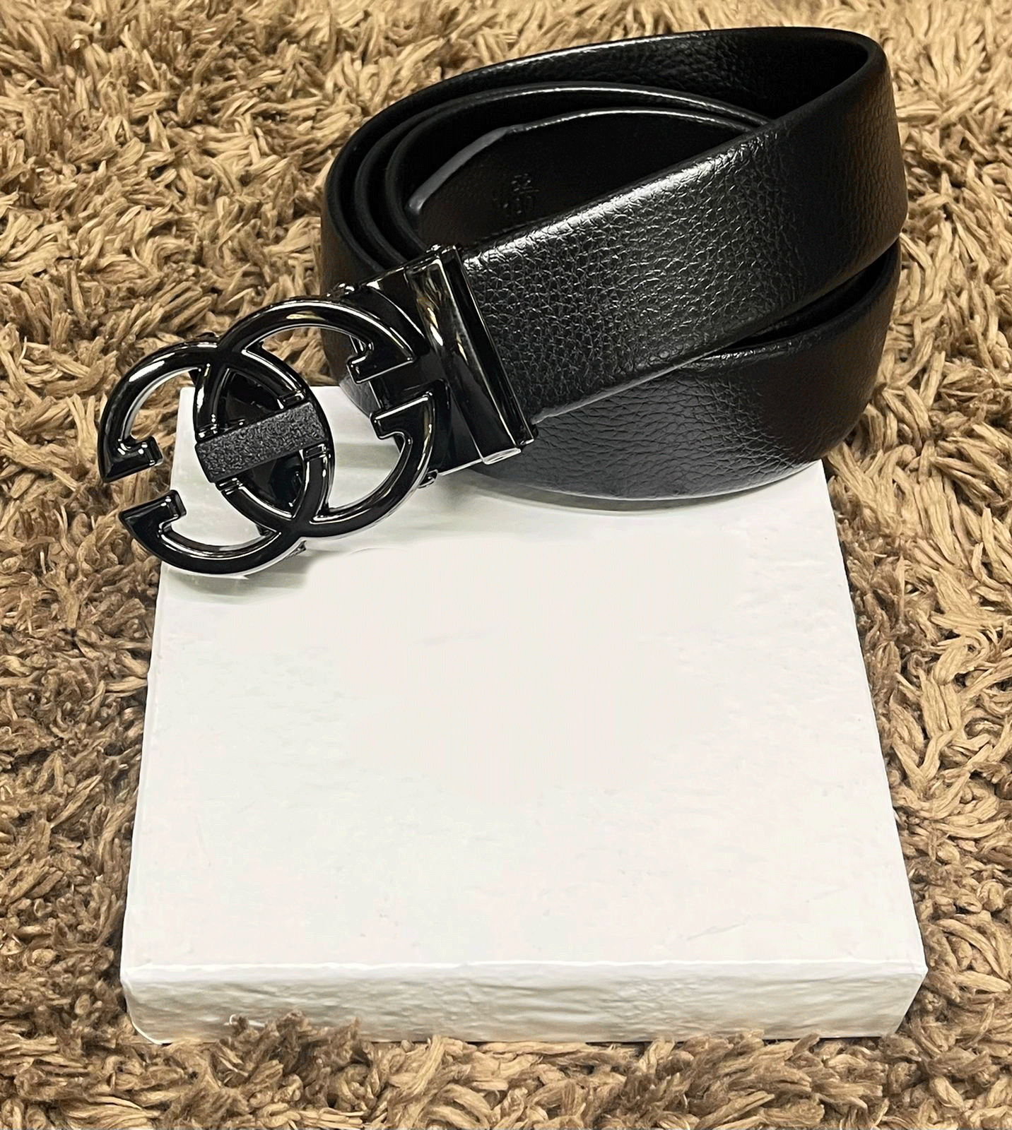 2022 New High-Grade Embossing Automatic Men's Leather Belt-JonasParamount