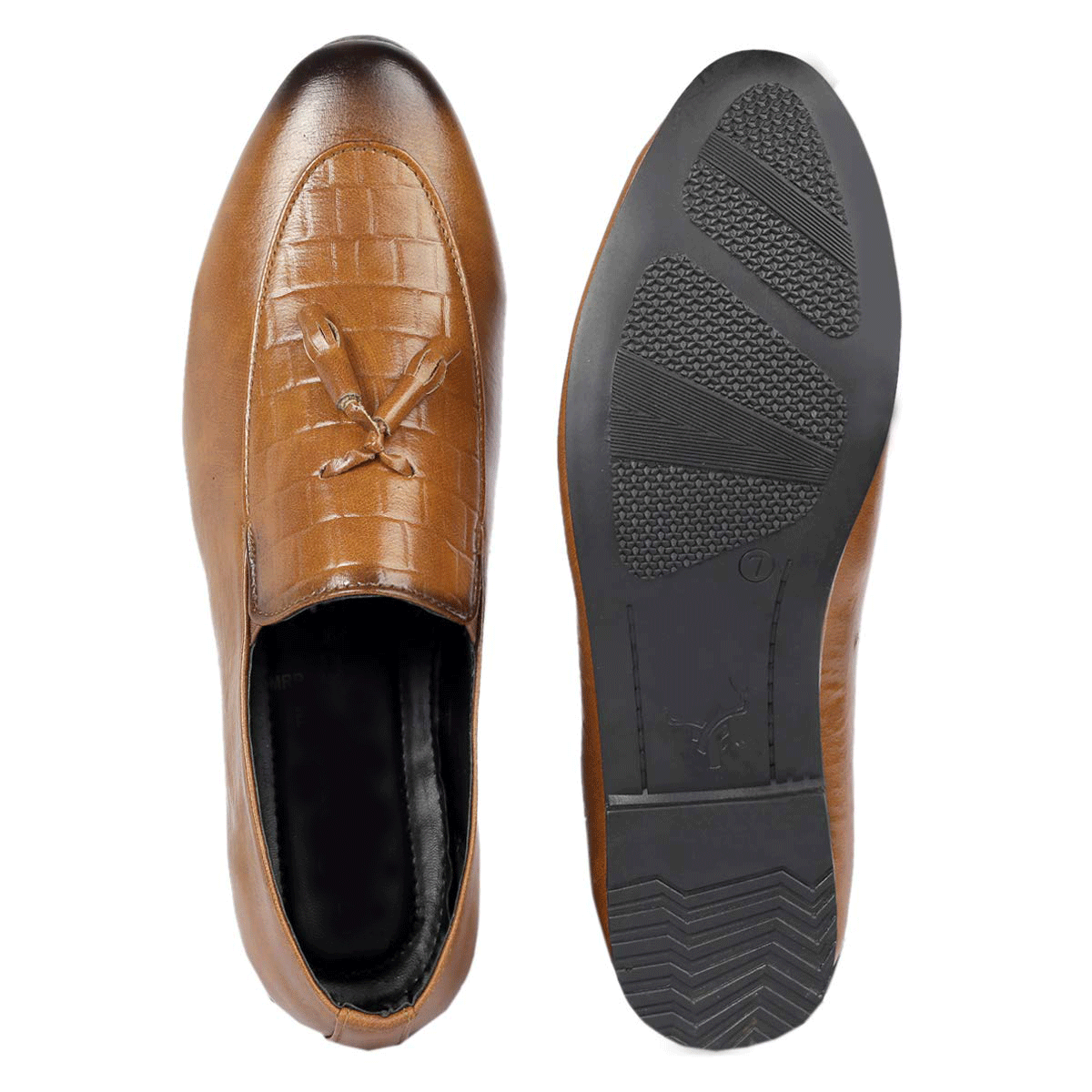 Basic Design Casual Pu Leather Tassel Loafer & Moccasins Shoes For Men's-JonasParamount