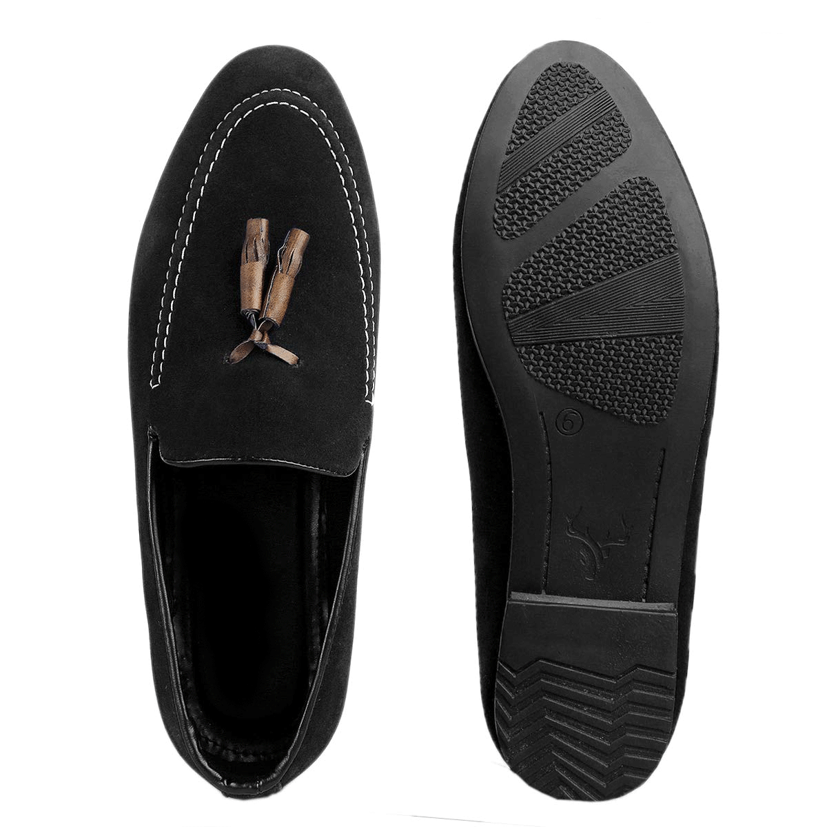 Classic Suede Material Loafer & Moccasin Casual Shoes For Men's-JonasParamount