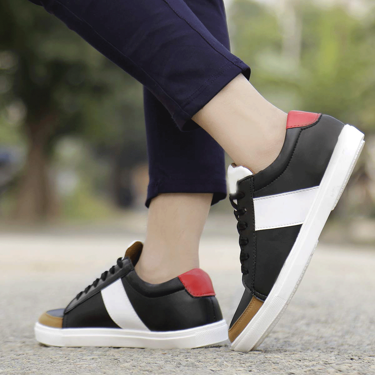 Stylish Fashionable Casual Lace-up Sneakers For Men's-JonasParamount
