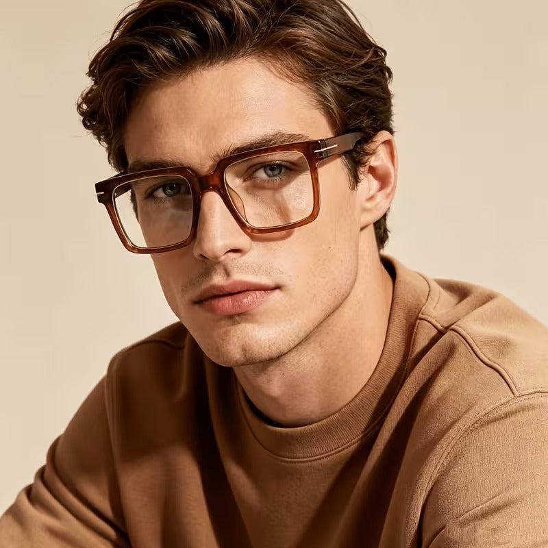 Square Frame Eyeglasses for Men & Women | Clear Lens Glasses