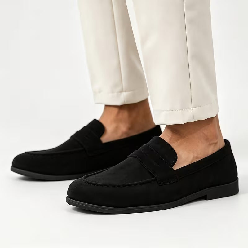 Men’s Genuine Leather Loafers | Premium Slip-On Shoes