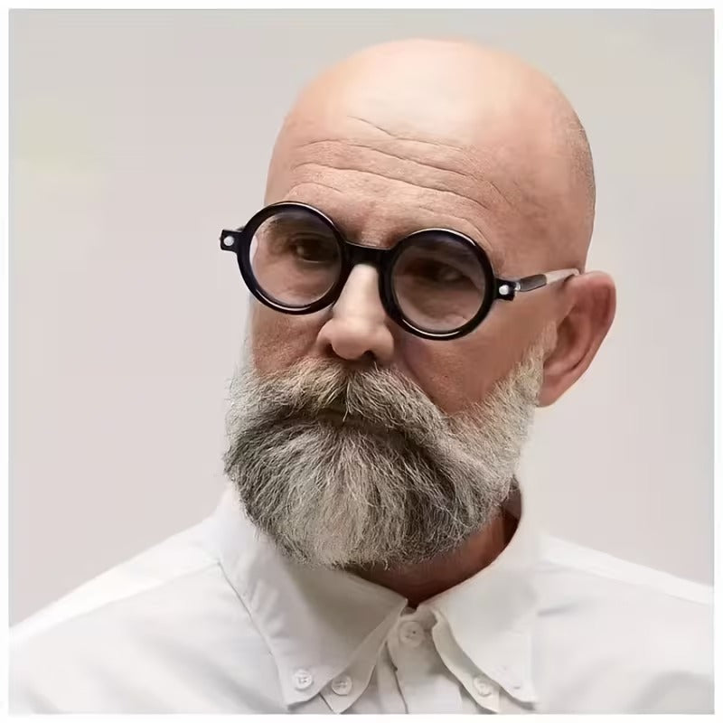 Retro Round Frame Glasses for Men & Women