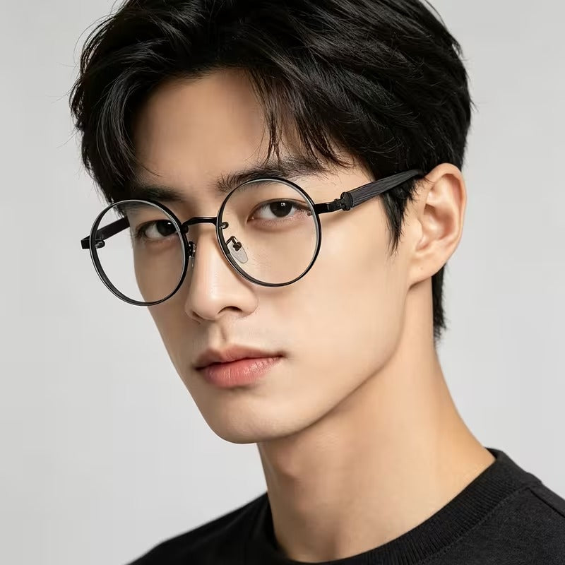Round Metal Frame Glasses for Men & Women