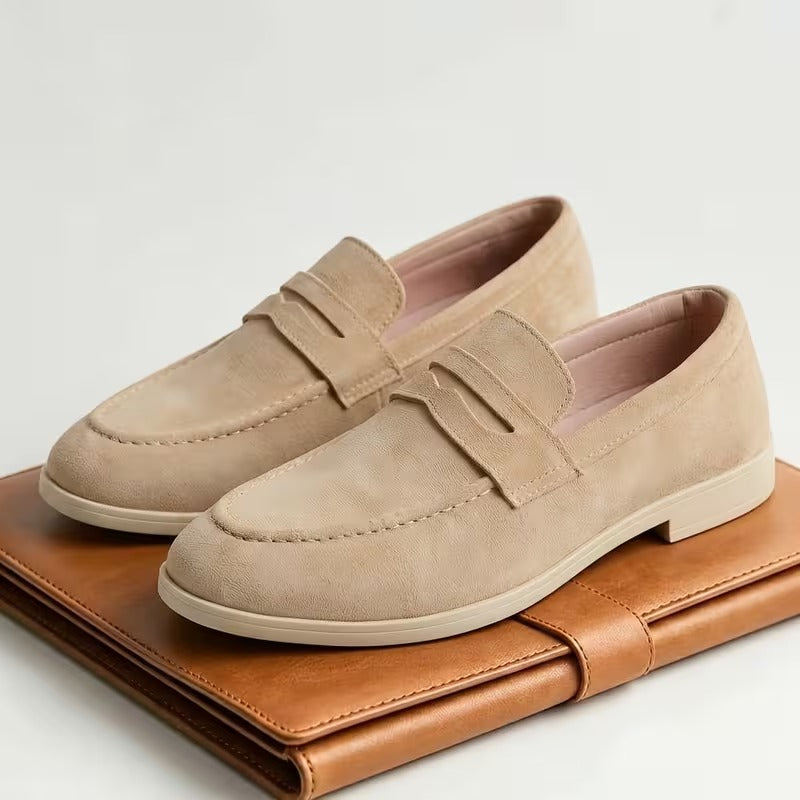 Men’s Genuine Leather Loafers | Premium Slip-On Shoes