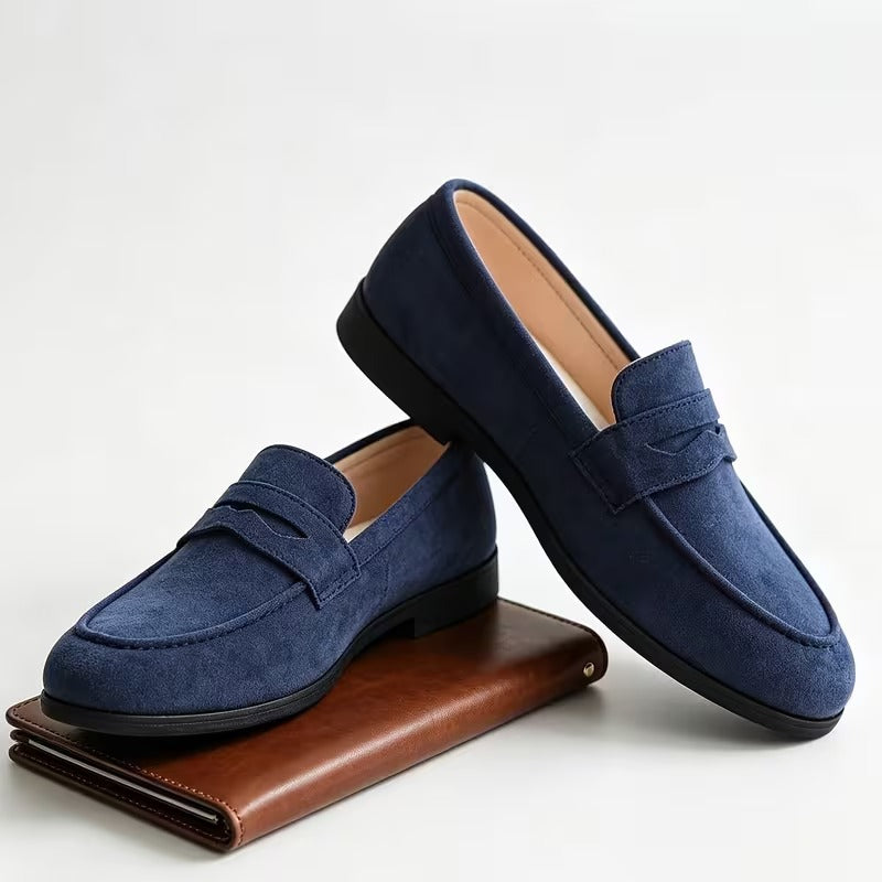 Men’s Genuine Leather Loafers | Premium Slip-On Shoes