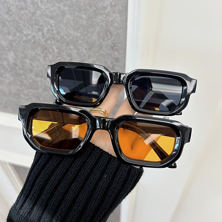 Thick Frame UV400 Fashion Square Shades for Men & Women