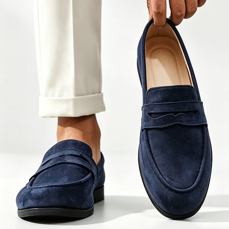 Men’s Genuine Leather Loafers | Premium Slip-On Shoes